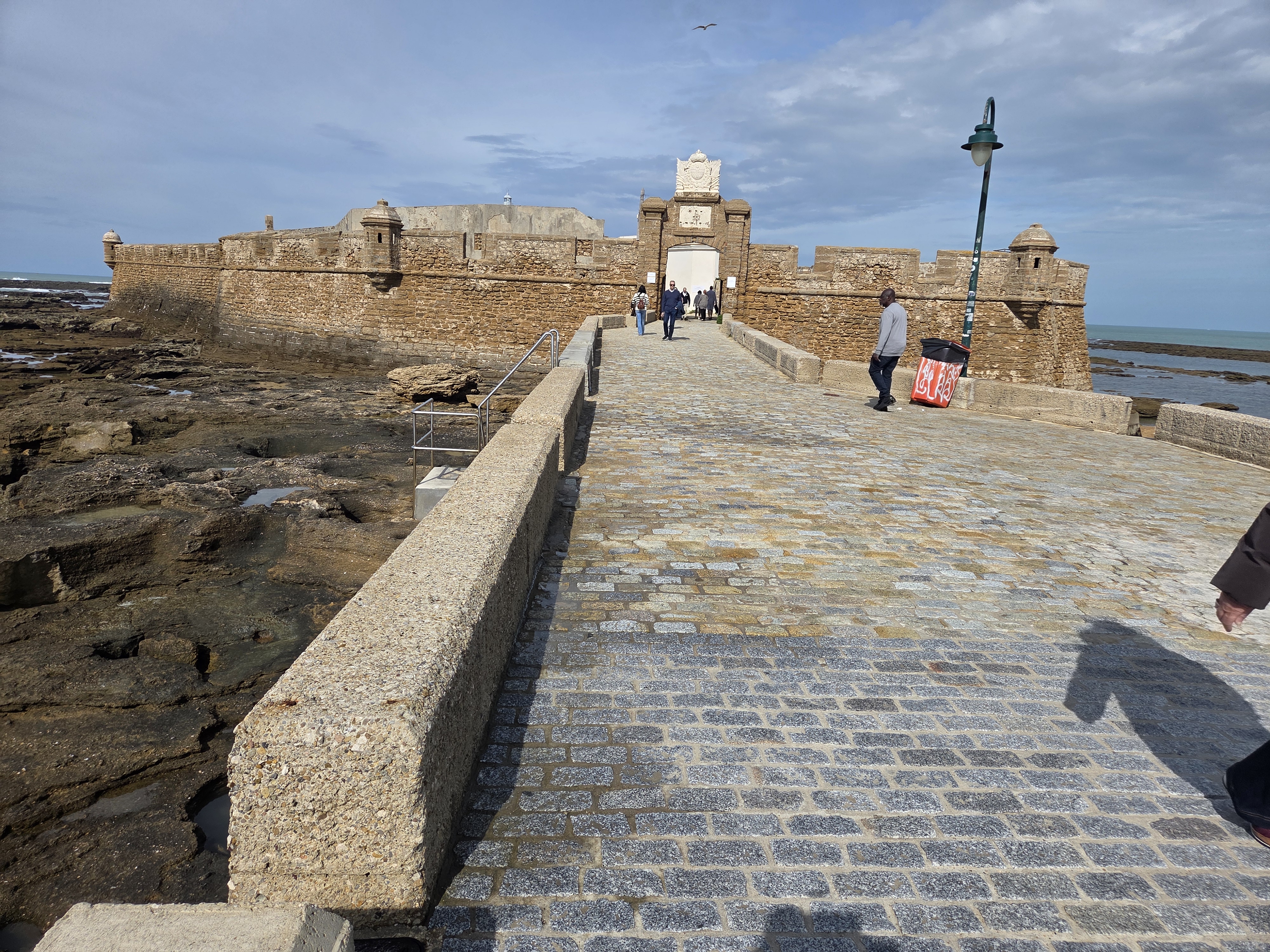 Stone coastal fortress