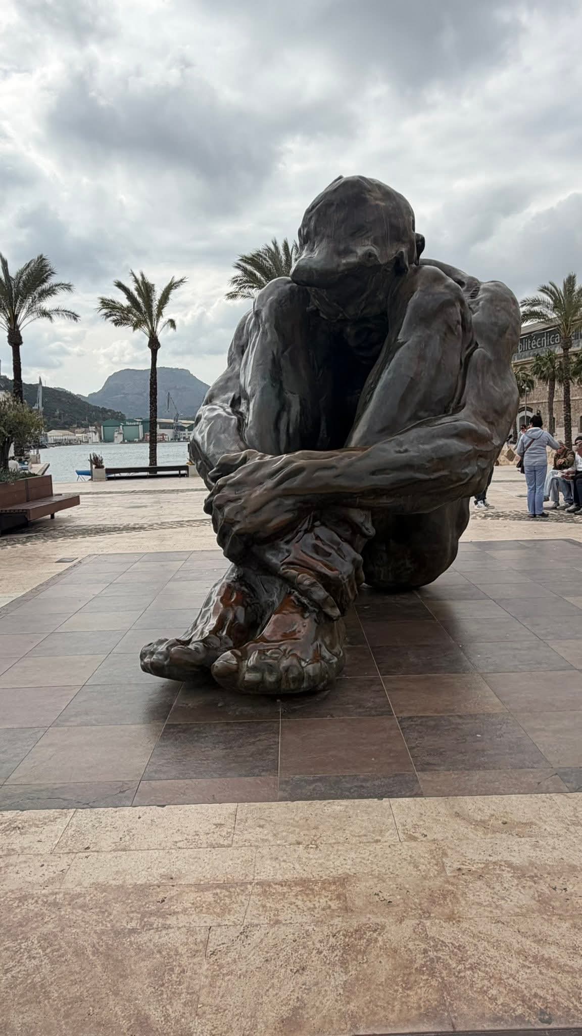 Crouching Statue
